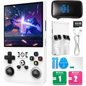 Resim Konsol Plus R36s Max Retro El Oyun Konsolu 4.0'' Ips Ekranlı 18.000 Oyunlu - Beyaz 