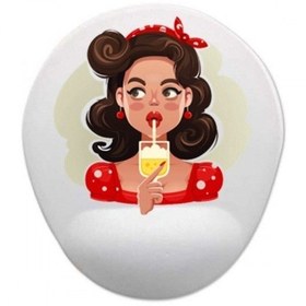 Resim Bilek Destekli Mouse Pad Mousepad 
