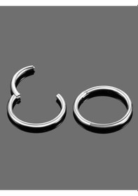 Resim Gümüş Helix Kararmaz - Kıkırdak Paslanmaz Cerrahi Çelik Piercing Halka 3172 Renk Tam Tragus Çelik Çelik 