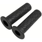 Resim Hightower Evrensel 22mm Koyu Gri Motosiklet Tutma Sapı Kaymaz Kauçuk Grip 