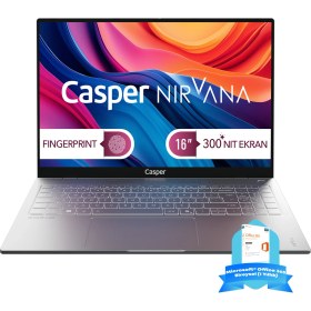 Resim Casper Nirvana Taşınabilir Bilgisayar S100 300NIT I5-13420H 8gb Ddr5 Ram 500GB SSD Windows 11 Pro Taşınabilir Bilgisayar S100.1342-8V00R-G-F-OFM365 
