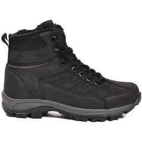 Resim Siyah İçi Kürklü Soğuğa Dirençli Kaymaz Taban Unisex Outdoor Bot 980 G Siyah 