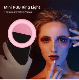Resim Pazly Video Kamera Mini Led Işık Klipsli Selfie Halkası Rgb Güzellik Lambası Akıllı Telefon Ve Tablet İçin 