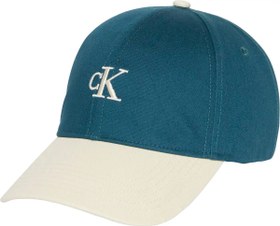 Resim Calvin Klein MONOGRAM EMB COLORBLOCK CAP Erkek Mavi Şapka 