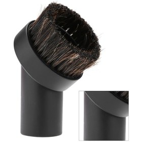 Resim Lemestar 32mm Delik Çapında 25mm Tüy Uzunluğunda At Tüyü Yuvarlak Fırça, Ev Aletleri Temizliği İçin Evrensel Süpürge Aksesuarı 