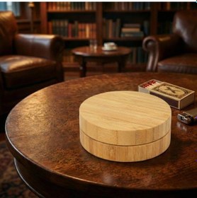 Resim Bambu Kapaklı Küllük Renkli 