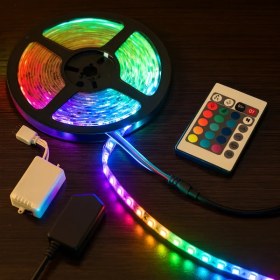 Resim Hello Papana Rgb Şerit 54 LED Kumandalı USB Bağlantılı 
