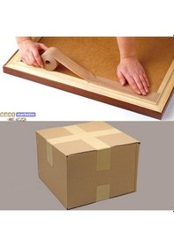Resim Silikonlu Kraft Kağıt Koli Bandı 45 Mm X 40 Mt 1 