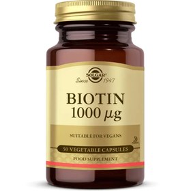 Resim SOLGAR Biotin 1000mcg 50 Kapsül 