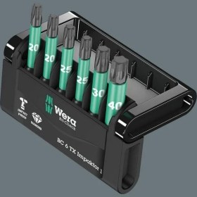 Resim Wera Bit-Check 6 Tx Impaktor 1 Torx Bits Seti 05057693001 