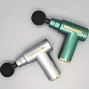 Resim Altı Hız Ayarlı Mini Masaj Aleti | Dört Stil + Dört Aksesuar | USB Hızlı Şarj, Uzun Pil Ömrü, Taşınabilir ve Kompakt, Babalar Günü/Şükran Günü/Noel İçin Mükemmel Hediye 