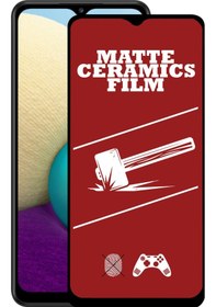 Resim Samsung Galaxy A02 Tam Kaplayan Mat Seramik Ekran Koruyucu 