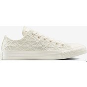 Resim Kadin Krem Converse Chuck Taylor All Star Textured Material Spor & Günlük Ayakkabı A13515c-egret-8794 Krem 