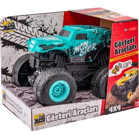 Resim Uniqlion Büyük Tekerlekli Sesli Araba 