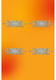 Resim Gümüş Saray Tavan Motif 8,5*30 cm 4 Adet 