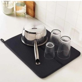 Resim Mcreative Kurutma Matı Tezgah Üstü Bulaşık Suyu Emici 44X36 cm Kurutucu Bulaşık Altlığı (2 Adet) 