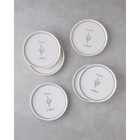 Resim English Home Lamour Seramik 6'lı Pasta Seti 20 cm Renkli 