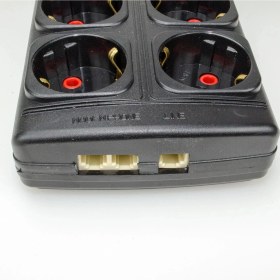 Resim Sistem 2000 10'lu Grup Priz Kablosuz Siyah 5x5 Anahtarlı Model 