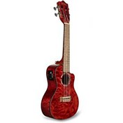 Resim Lanikai QM-RDCEC Quilted Maple Concert Elektro Ukulele 