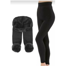 Resim Larosa Lingerie Larosa Bayan Peluş Yüksek Bel Termal Tayt Tekli 001 