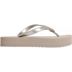 Resim Calvin Klein Kadın Platform Detaylı Terlik-14961 Vizon 