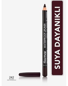 Resim Flormar Waterproof Lipliner - Suya Dayanıklı Dudak Kalemi No:242 Deep Bordeaux 1.14 g 8690604567577 