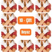 Resim AXE SPORTSWEAR Beyaz 10 Çift Çocuk & Bando & Pandomim & Gösteri & Merasim Eldiveni & 23 Nisan & 19 Mayıs 