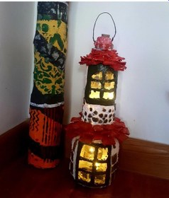 Resim Himarry El Yapımı Ev Ya Da Bahçe Dekoru Aplik 50 Cm 