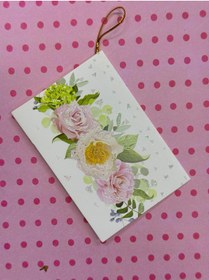 Resim demontecraft Hediye kartı not karti 6.5x9.5 ölçü 1 adet 