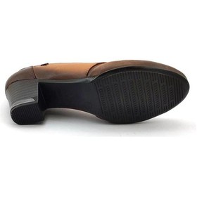 Resim Venüs 1397 Günlük Hakiki Deri Bayan Ayakkabı-taba Taba 