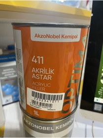 Resim AKZONOBEL Optima 411 Akrilik Astar 1 lt 