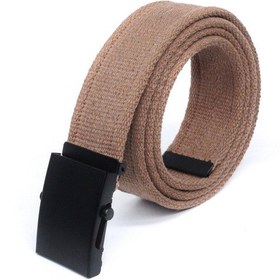 Resim Livze Unisex Siyah Tokalı Kolon Kemeri 4cm Taba Taba 