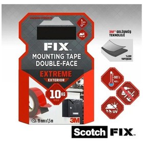Resim Extra Güçlü Montaj Bandı Scotch 19mm X 1,5m 