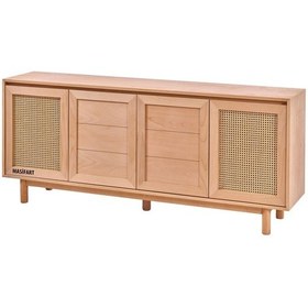 Resim Masifart Arca Hasırlı 200 Lük Abelya Kayın Konsol Cilasız Ham Diğer 