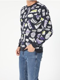Resim Colin's Regular Fit Baskılı Mavi Erkek Sweatshirt CL1046291_Q1.V1_NAV 