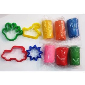 Resim Globox Oyun Hamuru Seti 2989 10 Parça Karışık Renkler 