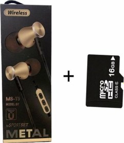 Resim 16 Gb Hafıza Kartı Hediyeli Bluetooth Kulaklık Mp3 Çalar 