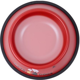 Resim Renkli Metal Mama Kabı Kedi Köpek Mama Su Kabı 16 CM 