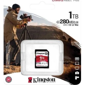 Resim Kingston Sdr2V6-1Tb Canvas React Plus Sdxc Uhs-İi 280R-150W U3 V60 For Full Hd-4K Sd Hafıza Kartı 