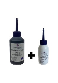 Resim Kaygan Zemin Kaşe Mürekkebi Mavi 100 Ml. Inceltici Ile Birlikte 