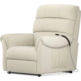 Resim Enza Home ARİZONA Lift Mekanizmalı Baba Koltuğu Krem-Taytüyü Desenli Kumaş 