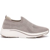 Resim Derimod Zero Kadın Bej Kalın Tabanlı Kumaş Sneaker 25SFE49536F 