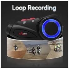 Resim interkom M3 (maxto) Serisi fullHD 1080 p Kameralı Motosiklet İnterkomu 