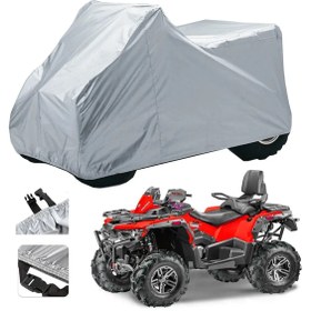 Resim Breen Polaris Sportsman 500 HO ATV SU GEÇİRMEZ BRANDASI -GRİ Uyumlu 