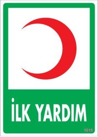 Resim AyrStore İlk Yardım Dolabı Levhası 25X35 Kod:1015 