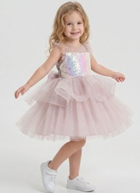 Resim HAUSEkids 2-8 Yaş Isabelle Design Kız Çocuk Abiye-Mürdüm 