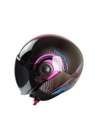 Resim Mts 101 Yazlık Motosiklet Kaskı Pink Woman Renkli 