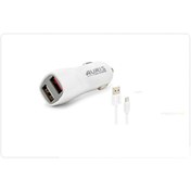 Resim Auris 3.1a Micro Araç Şarj Aleti Seti (2usb) Ars-cr01 