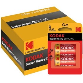 Resim Kodak 20 Adet Çinko Karbon Blister Orta Pil 