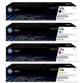 Resim HP Color Laser 150nw Orjinal Toner 117a 4 Renk Set 